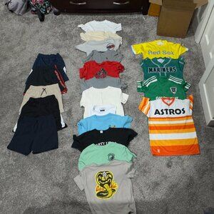 Lot of 21 clothing kids men size 9-10 Small For Kids around 8 to 10 years old